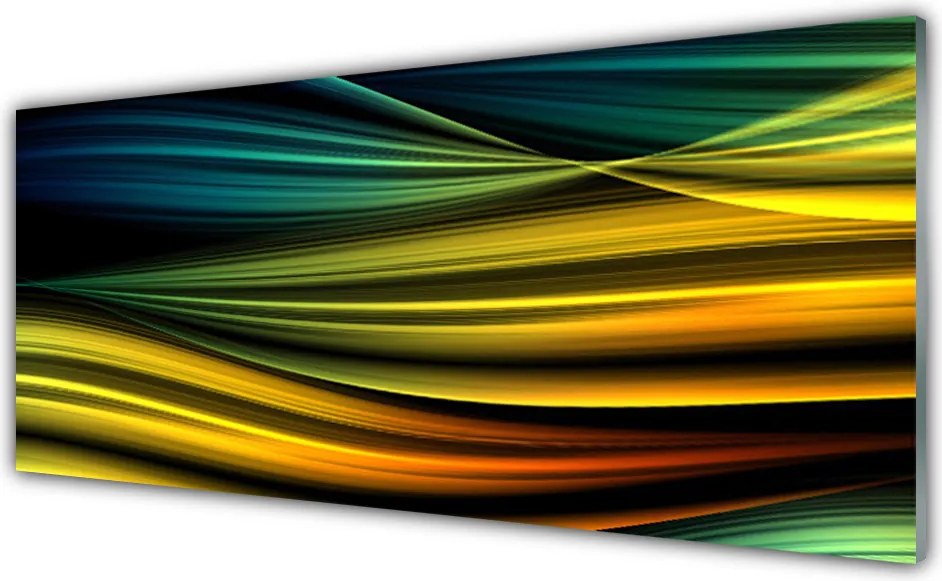 Panel Szklany Modernistyczny Akcent Graficzny