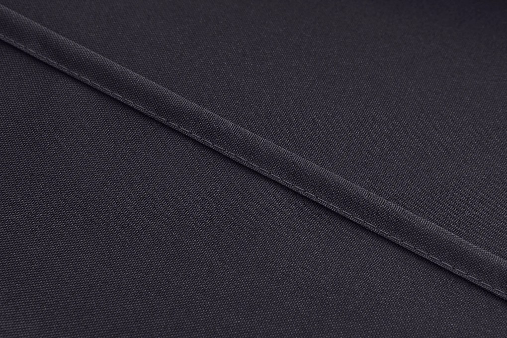 Ciemnoszara zasłona OXFORD 140x250 cm Zawieszanie: Taśma z wiązaniami