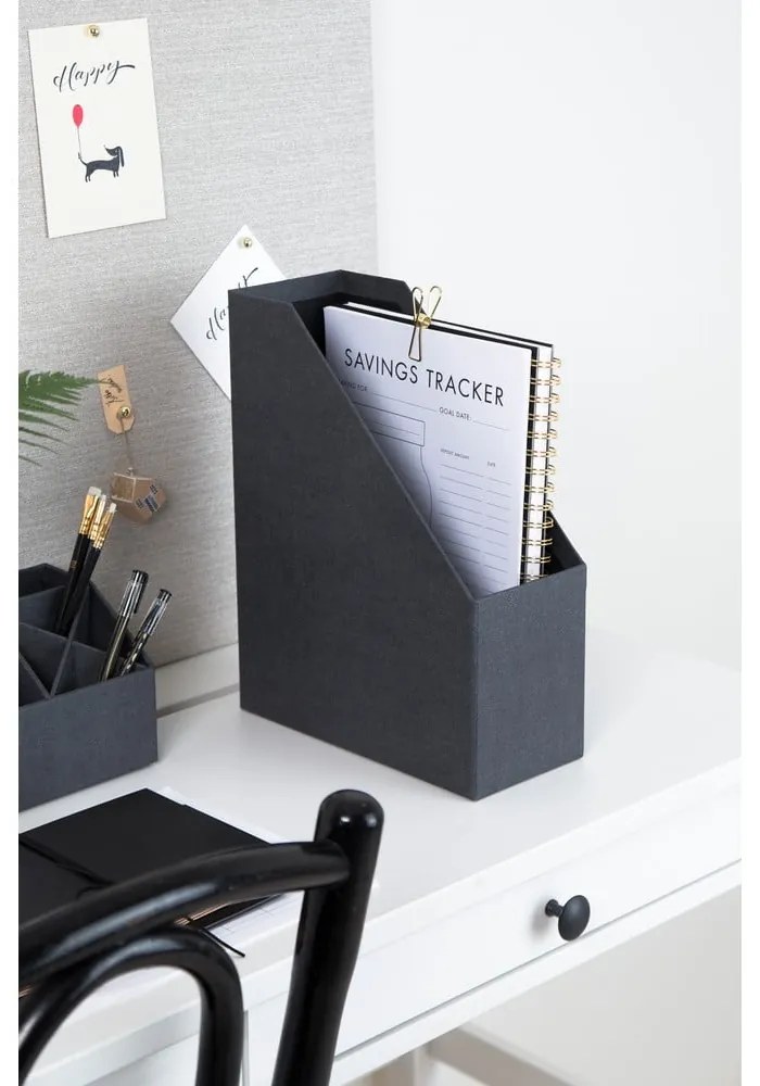 Kartonowy organizer na dokumenty Estelle Canvas Paper Laminate – Bigso