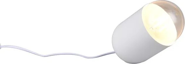 Biała lampa stołowa (wysokość 13,5 cm) Nara – Reality