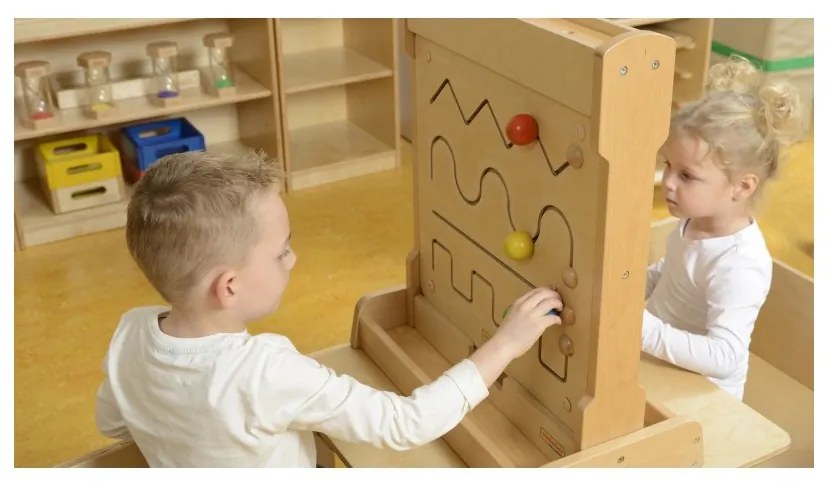 Masterkidz tablica przesuwna mała motoryka montessori