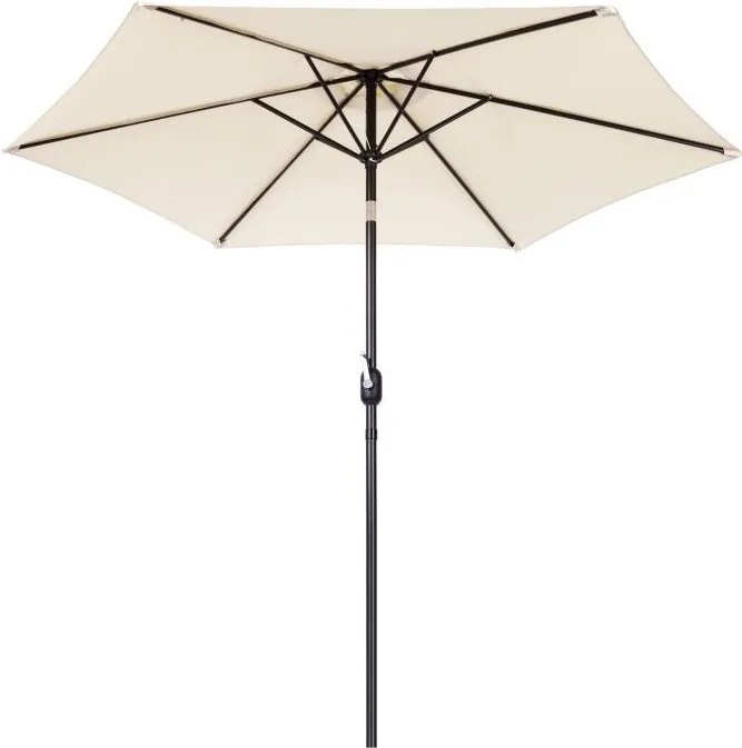 Duży parasol ogrodowy łamany, skośny SL-UM003C, beżowy