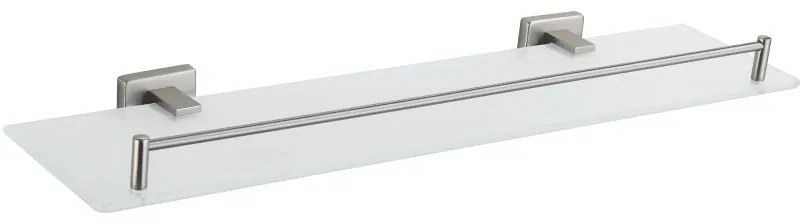 Mexen Arno wisząca półka szklana, nikiel szczotkowany - 7020737-97