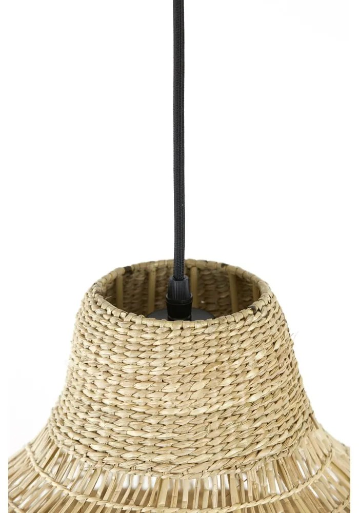 Lampa wisząca z kloszem z trawy morskiej ø 50 cm Sagar – Light & Living