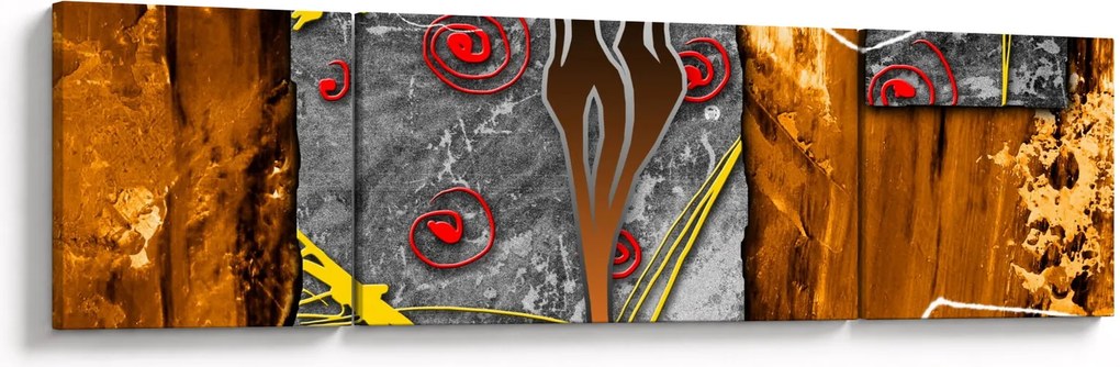 Obraz starożytnego obrazu (170x50 cm)