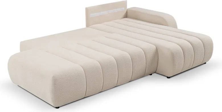 Narożnik wolnostojący BALOO Prawy w tkaninie LAMBI 08