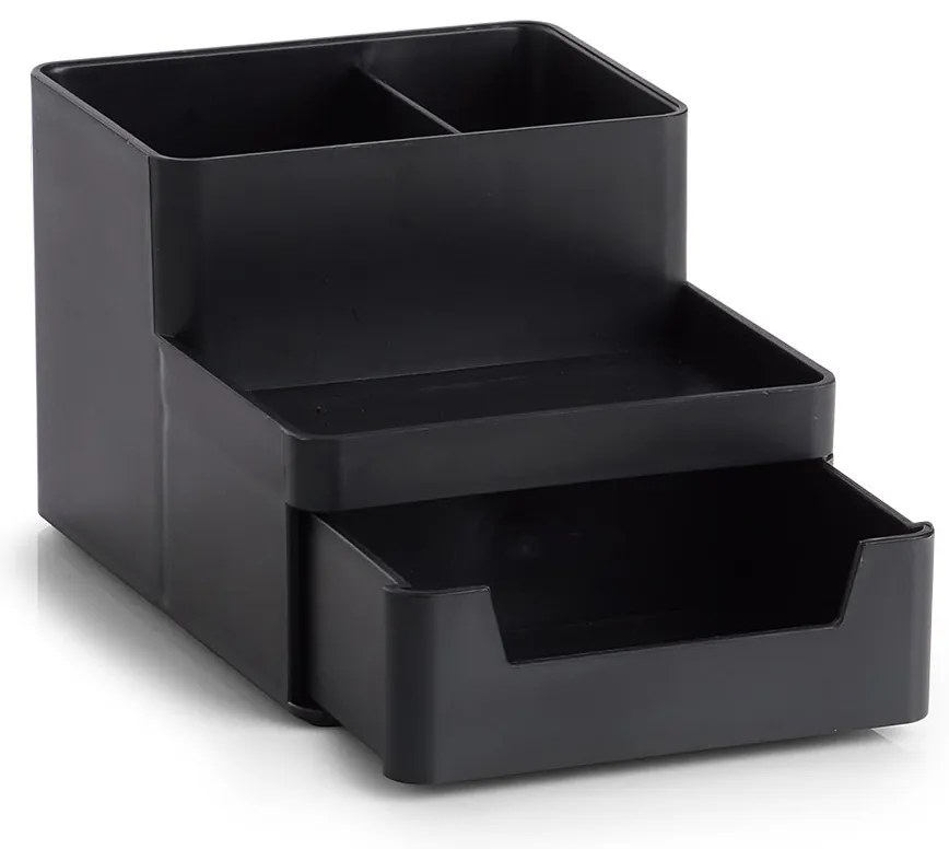 Organizer na biurko z plastiku, 11,2 x 15,5 x 9,5 cm