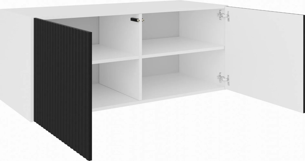Szafka RTV wisząca VAREN 100 cm do Salonu pod Telewizor - Biały