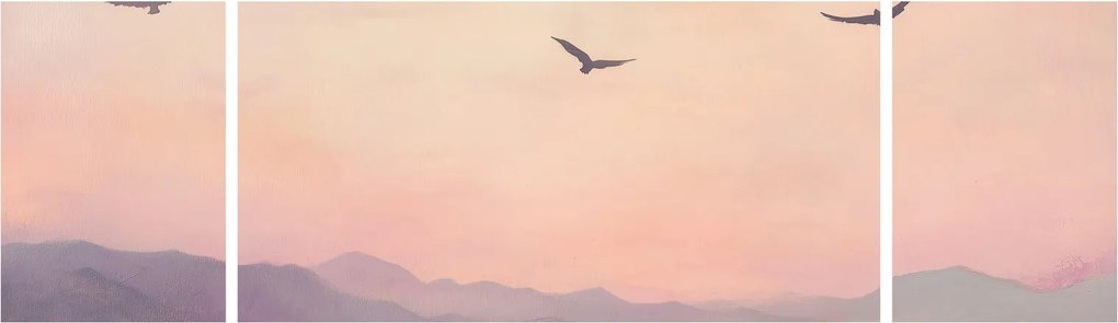 Obraz - Stado ptaków II. (170x50 cm)