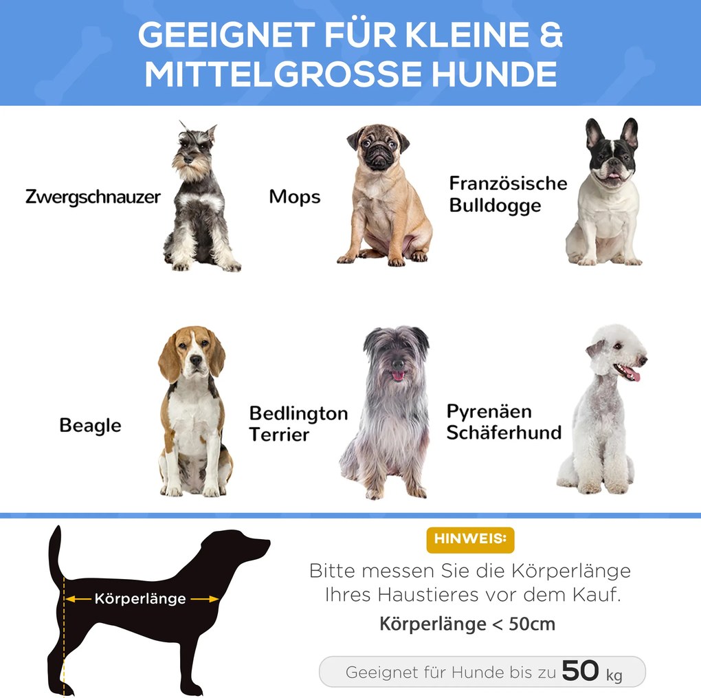 PawHut Legowisko dla psa, podniesione, pokrycie z siatki, stalowa rama, 91 x 69 x 29 cm, Czarny