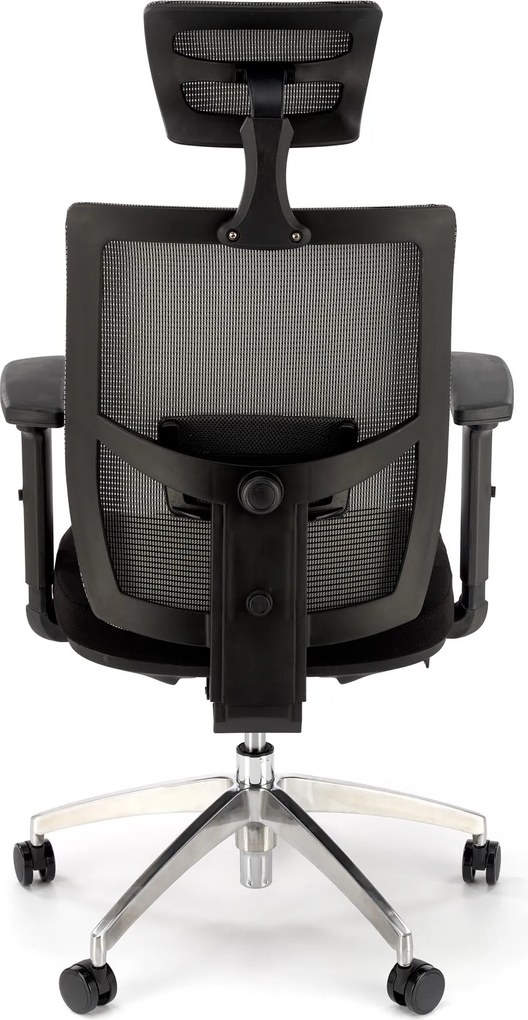 Fotel biurowy z regulacjami Admiral, zgodny z normą BHP