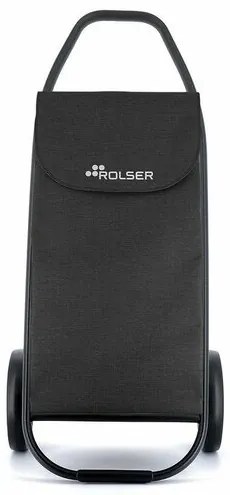 Rolser Torba na kółkach Com Tweed 8 Black Tube,czarna