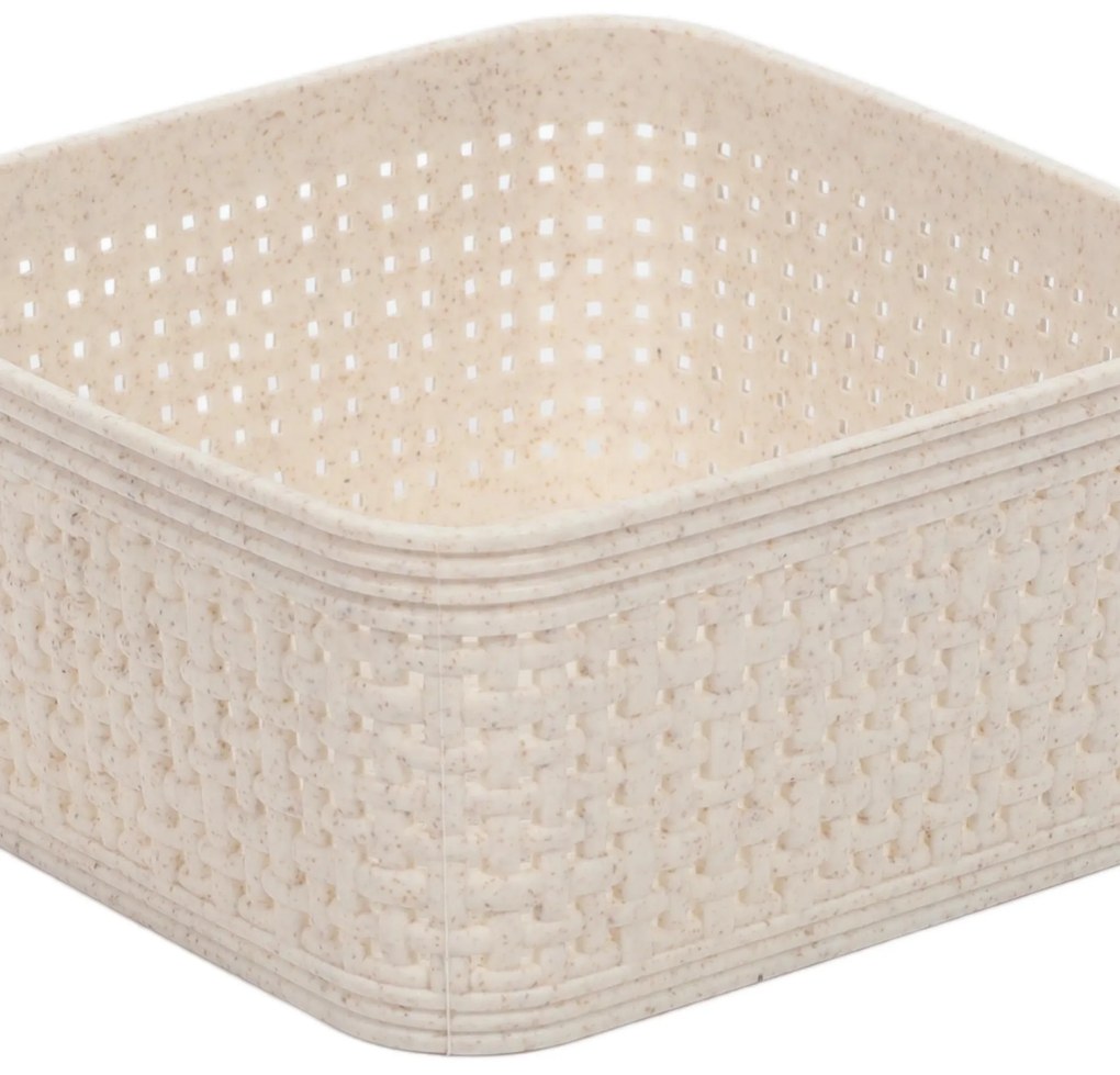 Plastikowe koszyki do organizacji, 12 x 12 x 6 cm, 2 szt.