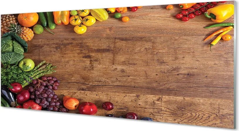 Panel nad Blat Kuchenny Kompozycja Szparagów i Owoców