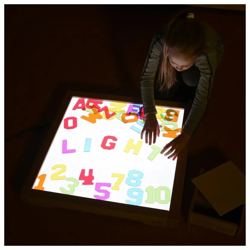 Masterkidz przezroczyste cyfry i litery 38 szt. montessori