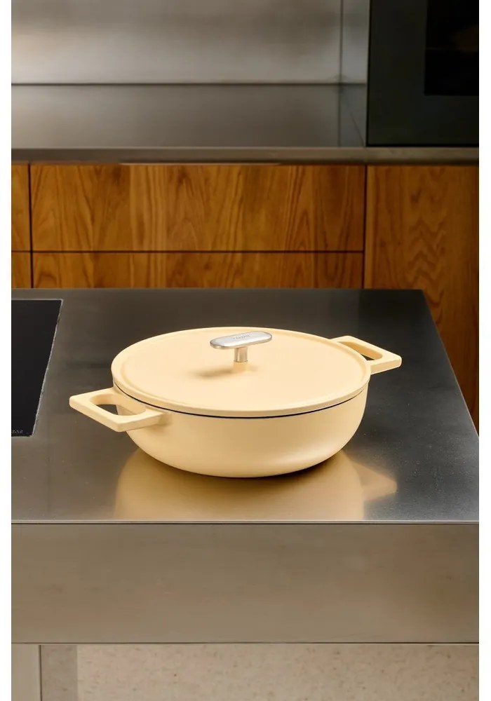 Patelnia z pokrywką żeliwna ø 26 cm tegame Mattia 3.0 – FABINI