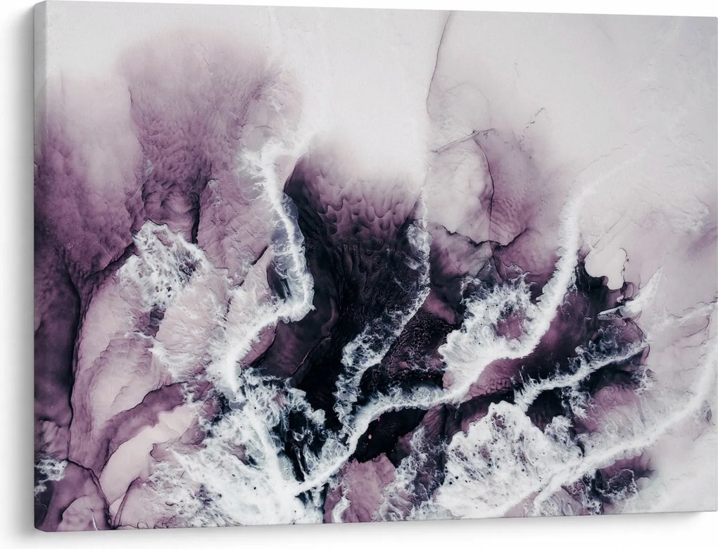 Obraz - Fioletowy marmur N⁰2 (70x50 cm)