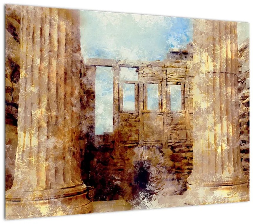 Obraz - Erechtejon, Ateny, Grecja (70x50 cm)