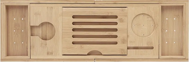 Mexen Bamboo półka na wanne 70-105 cm, bambus natural - 701170-00