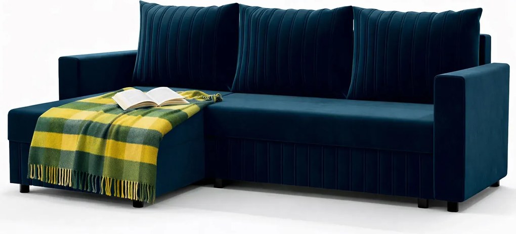 Granatowy Narożnik Rozkładany B0-H96