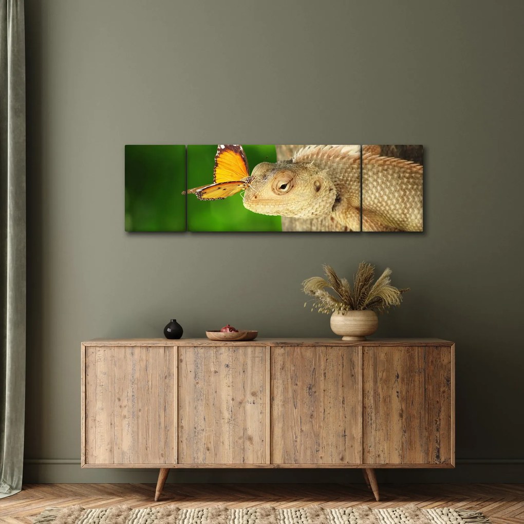 Obraz - Jaszczurka (170x50 cm)