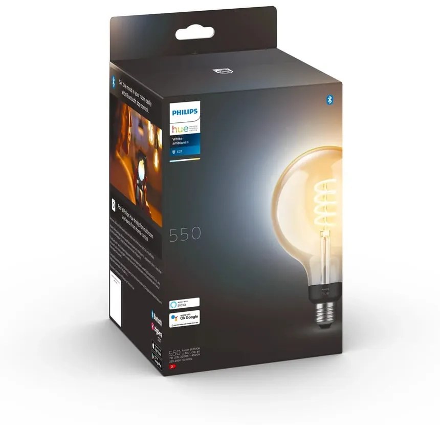 Inteligentna żarówka filamentowa z gwintem E27, 7 W White ambiance – Philips Hue