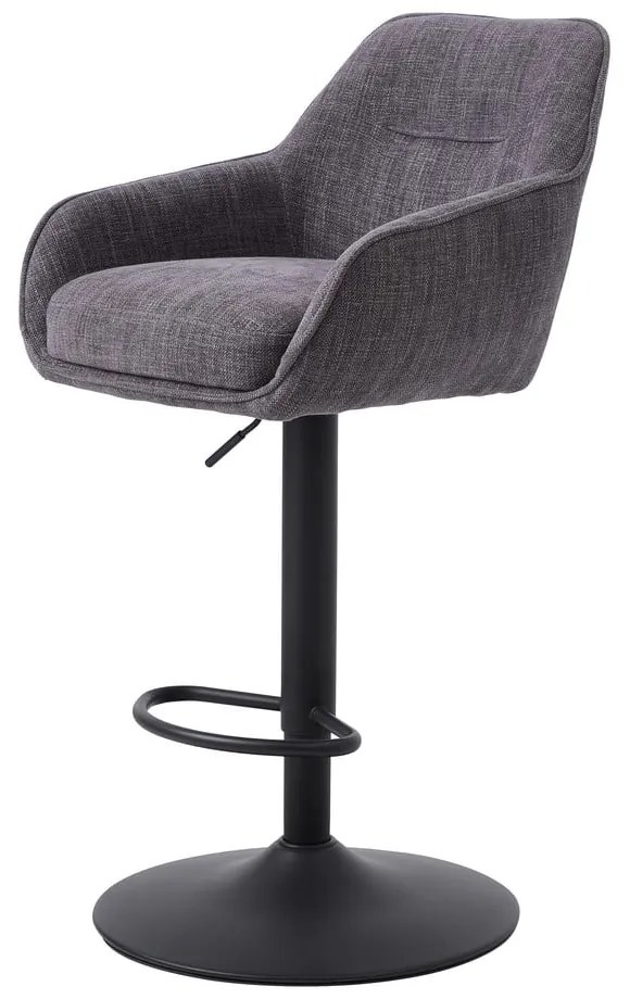 Szare hokery zestaw 2 szt. (wysokość siedziska 69 cm) Avola – Unique Furniture