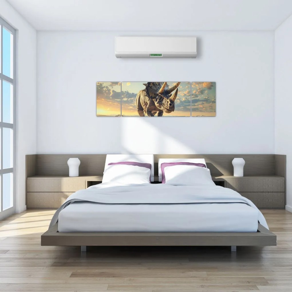 Obraz - Triceratops (170x50 cm)