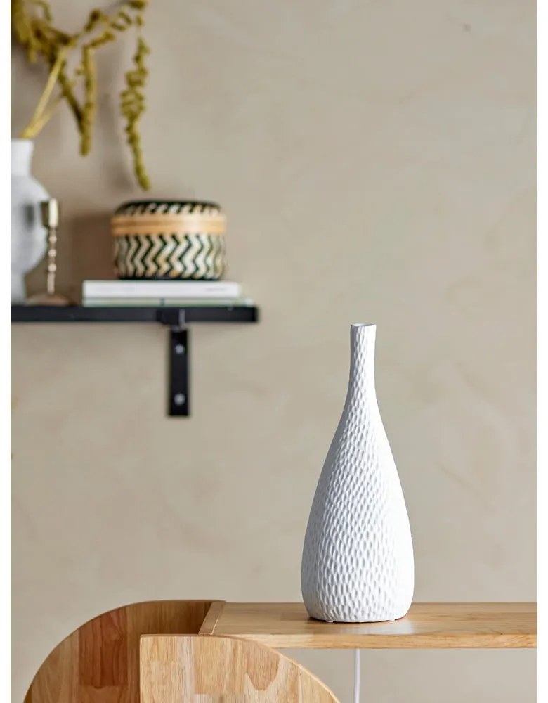 Biała lampa stołowa (wysokość 32 cm) Pela – Bloomingville