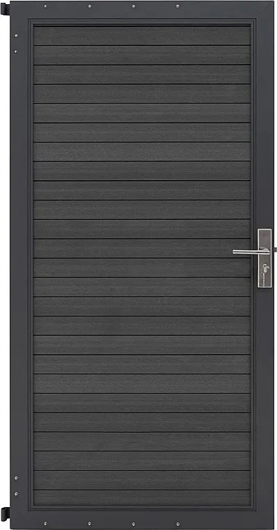 Brama panelowa kompozytowa - szara