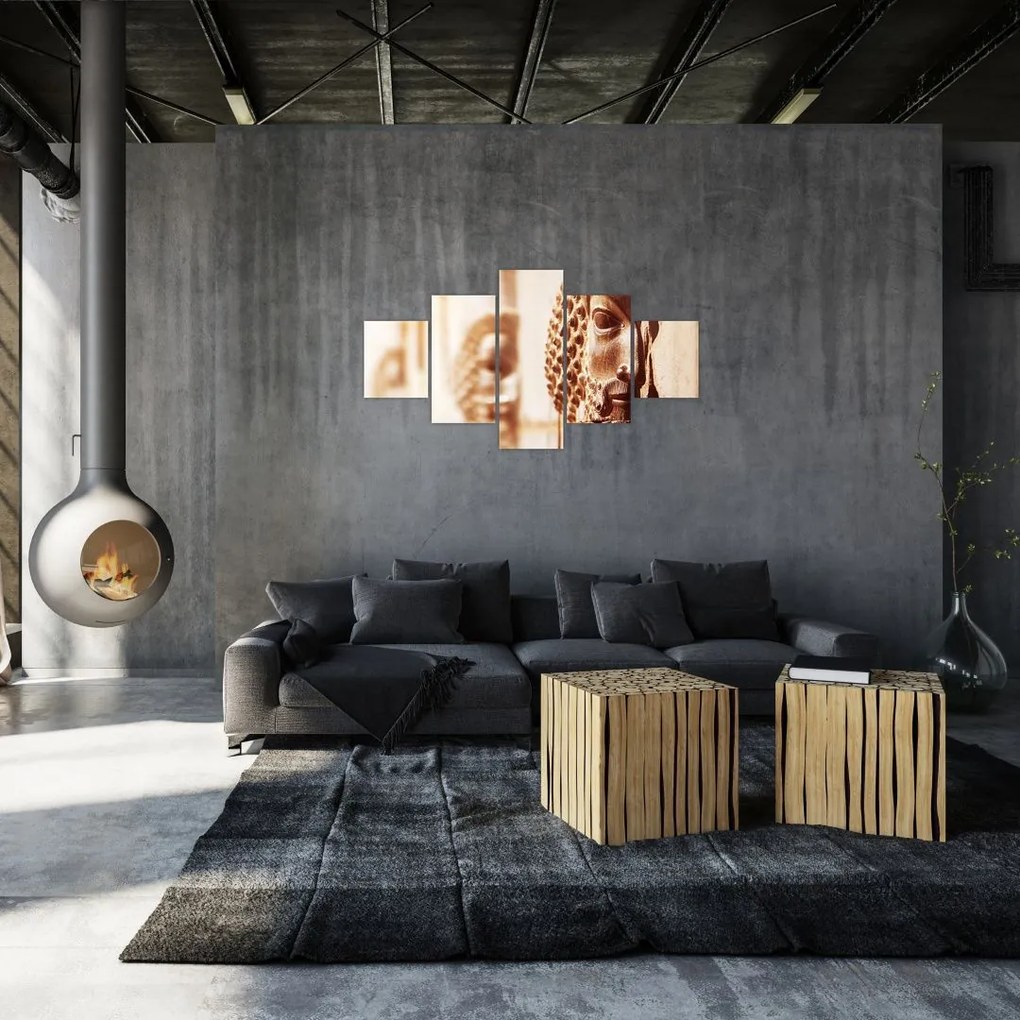 Obraz - Relief perski (125x70 cm)