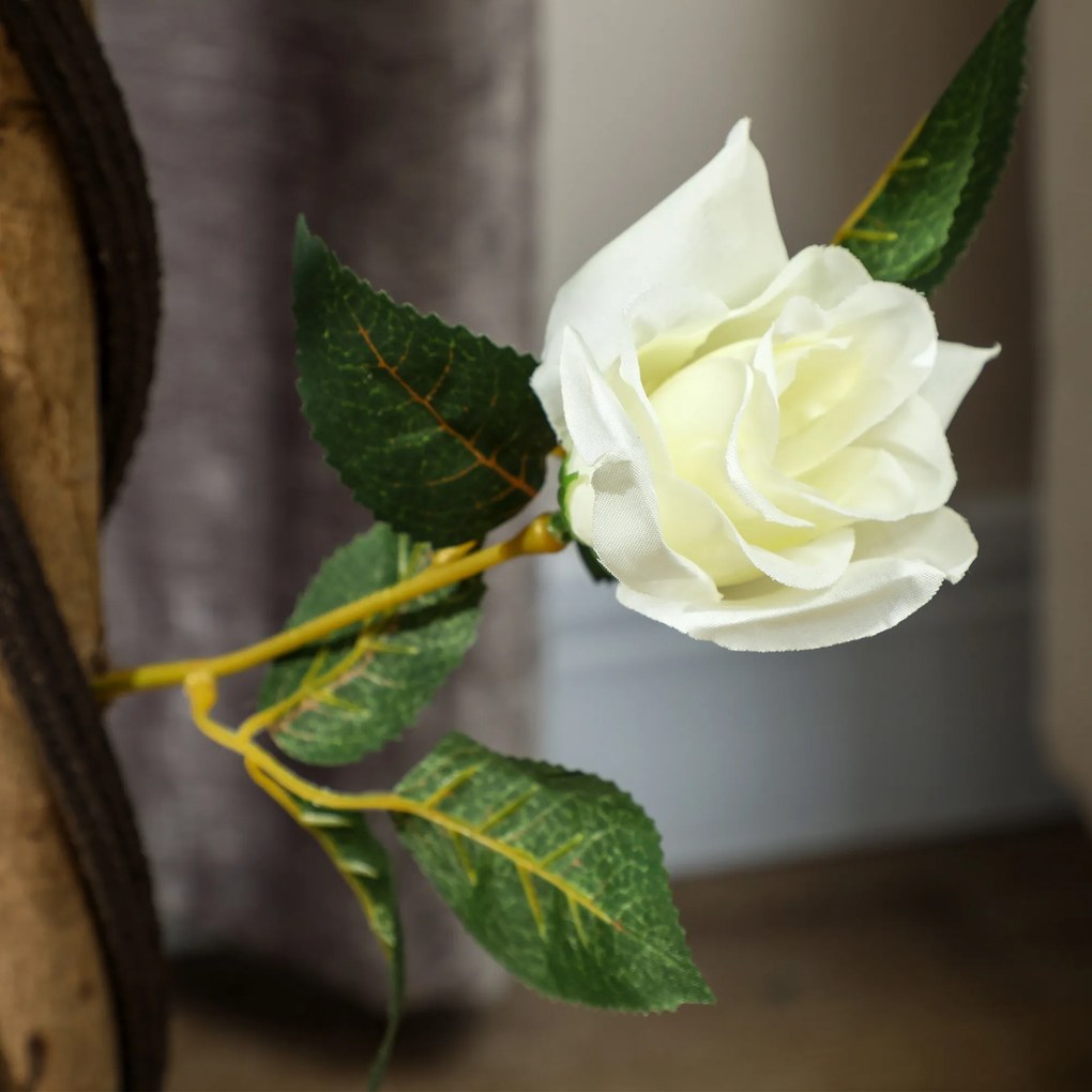 Outsunny Sztuczny krzew, Sztuczna roślina w doniczce cementowej, sztuczna roślina