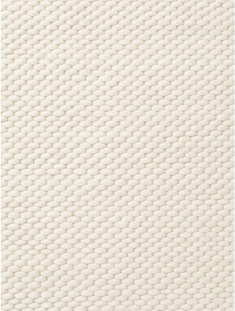 Kremowy wełniany dywan tkany ręcznie 140x200 cm Lyon Beans – Elle Decoration