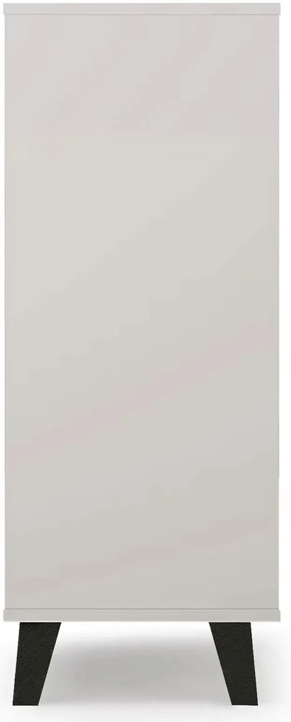 Komoda na czarnych nóżkach kaszmir + dąb artisan D1-L52