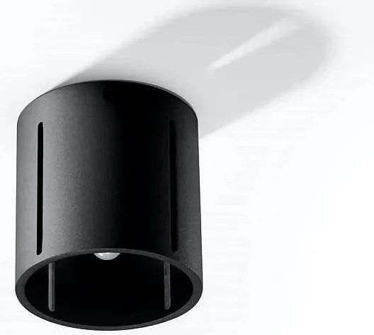 Plafony Nowoczesny Inez, Aluminium - 1 Źródło - L.10 X H.10 Cm - Czarny