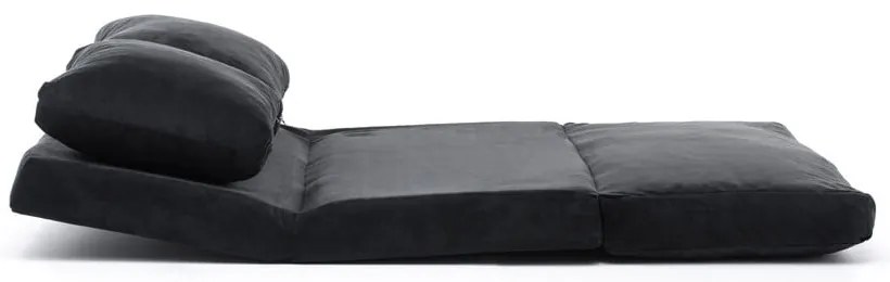 Czarna rozkładana sofa 120 cm Taida – Balcab Home