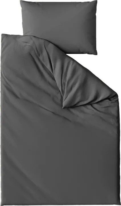 PrzytulneMieszkanie.pl PrzytulneMieszkanie.pl Bawełniana pościel LUX ciemnoszara z hotelową kieszenią Rozmiar pościeli: 70 x 90 cm | 140 x 220 cm