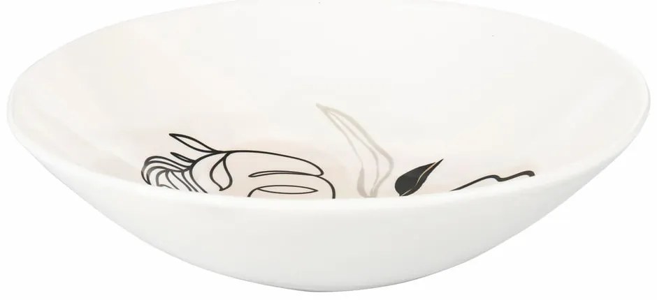 Ceramiczna misa sałatkowa VDE Tivoli 1996 Face to Grey, ø 31,5 cm