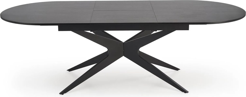 Czarny stół z owalnym blatem Sandro Halmar