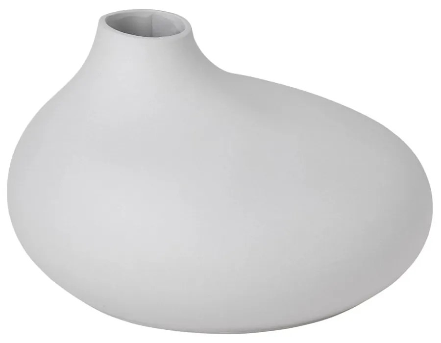 Jasnoszary porcelanowy wazon (wysokość 13 cm) Nona – Blomus