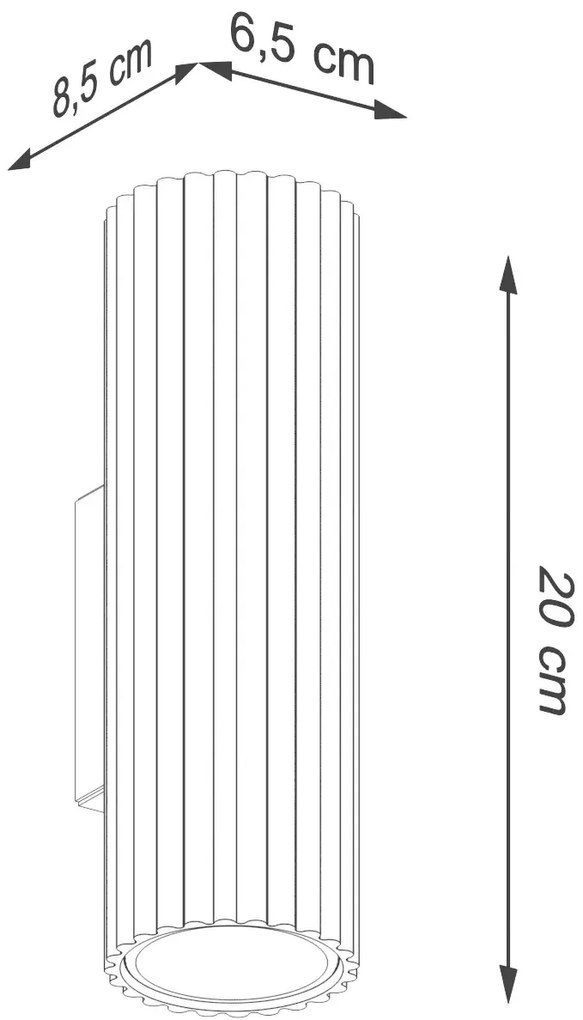 Kinkiet ścienny taupe A4-W27