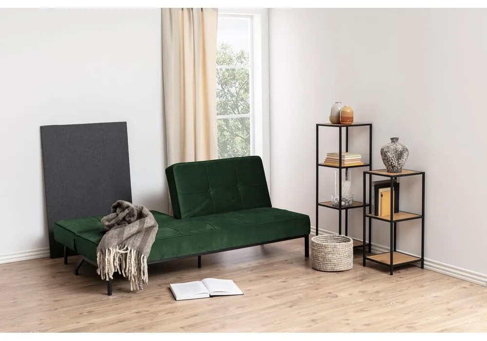 Zielona sofa rozkładana Actona Perugia