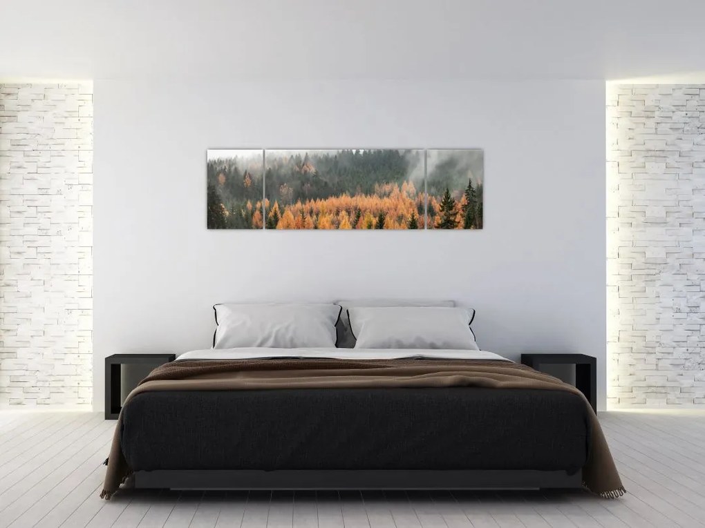 Obraz - Jesienny las (170x50 cm)