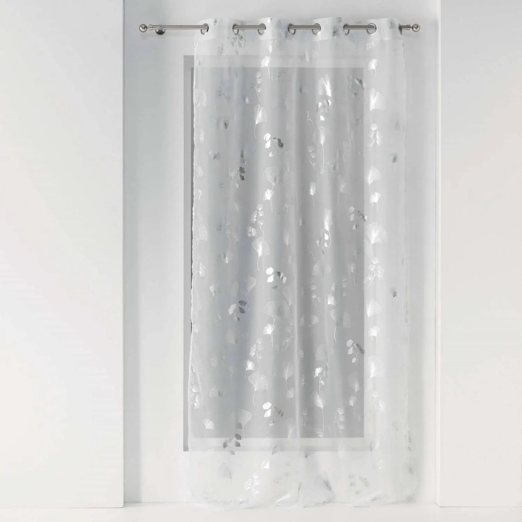 Firana błyszcząca BLOOMY, 140 x 240 cm