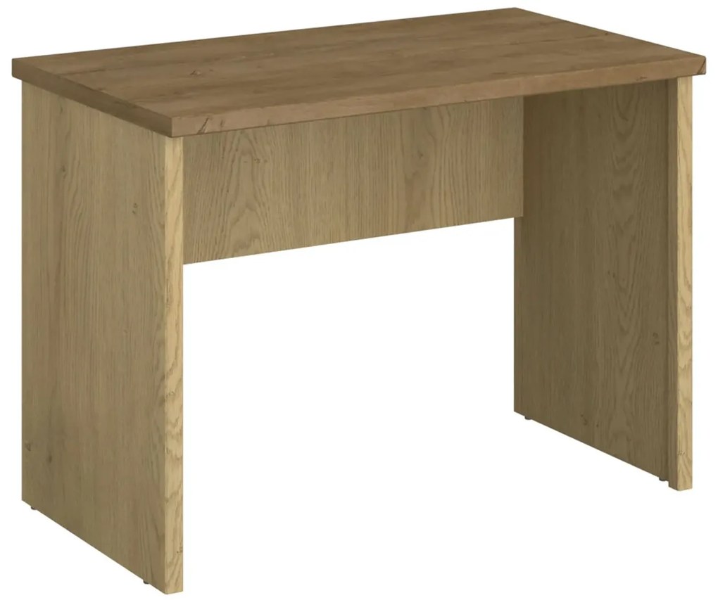 Proste biurko loft dąb cremona + dąb lefkas G6-G49