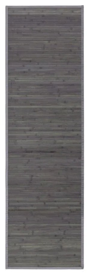 Zielony/szary bambusowy dywan 60x200 cm – Casa Selección