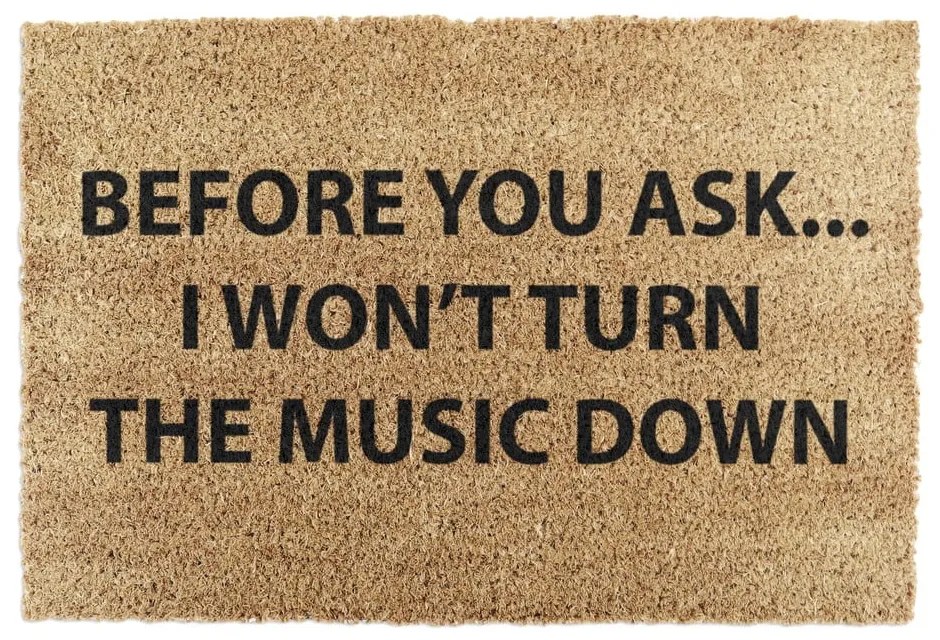 Wycieraczka z włókna kokosowego 40x60 cm Loud Music – Artsy Doormats