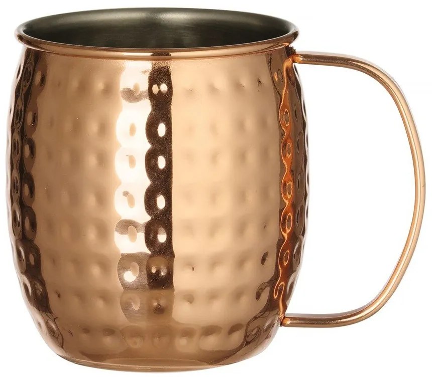 Kubek do moscow mule ze stali nierdzewnej w kolorze miedzi 500 ml – Hendi