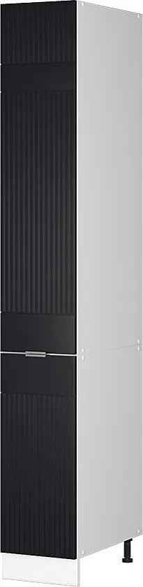 Szafka aptekarska czarne paski 30x58x206.8 fame-line