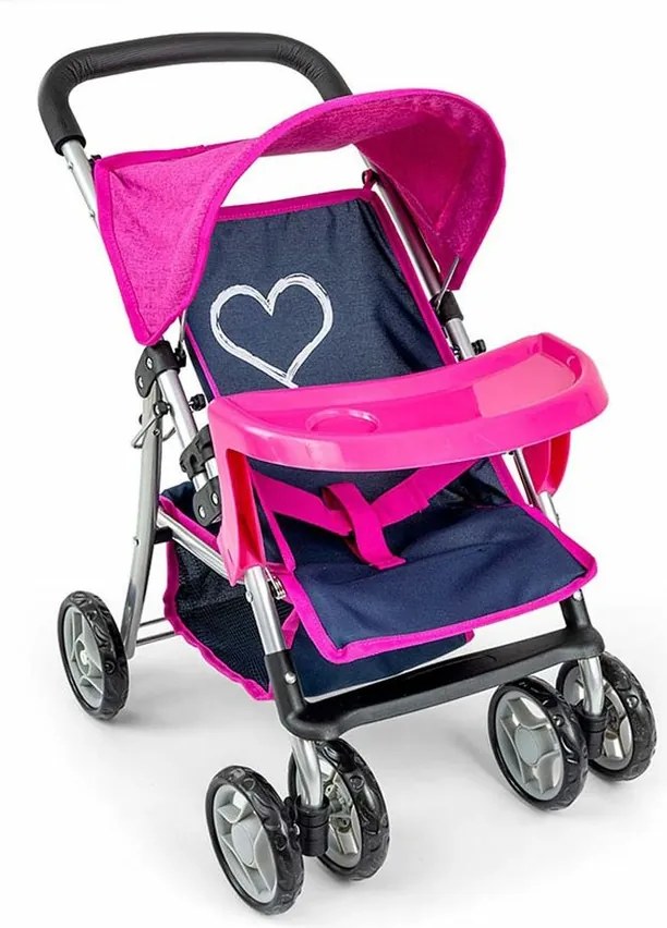 Milly Mally Dziecięcy wózek sportowy dla lalek Kate Prestige, różowy